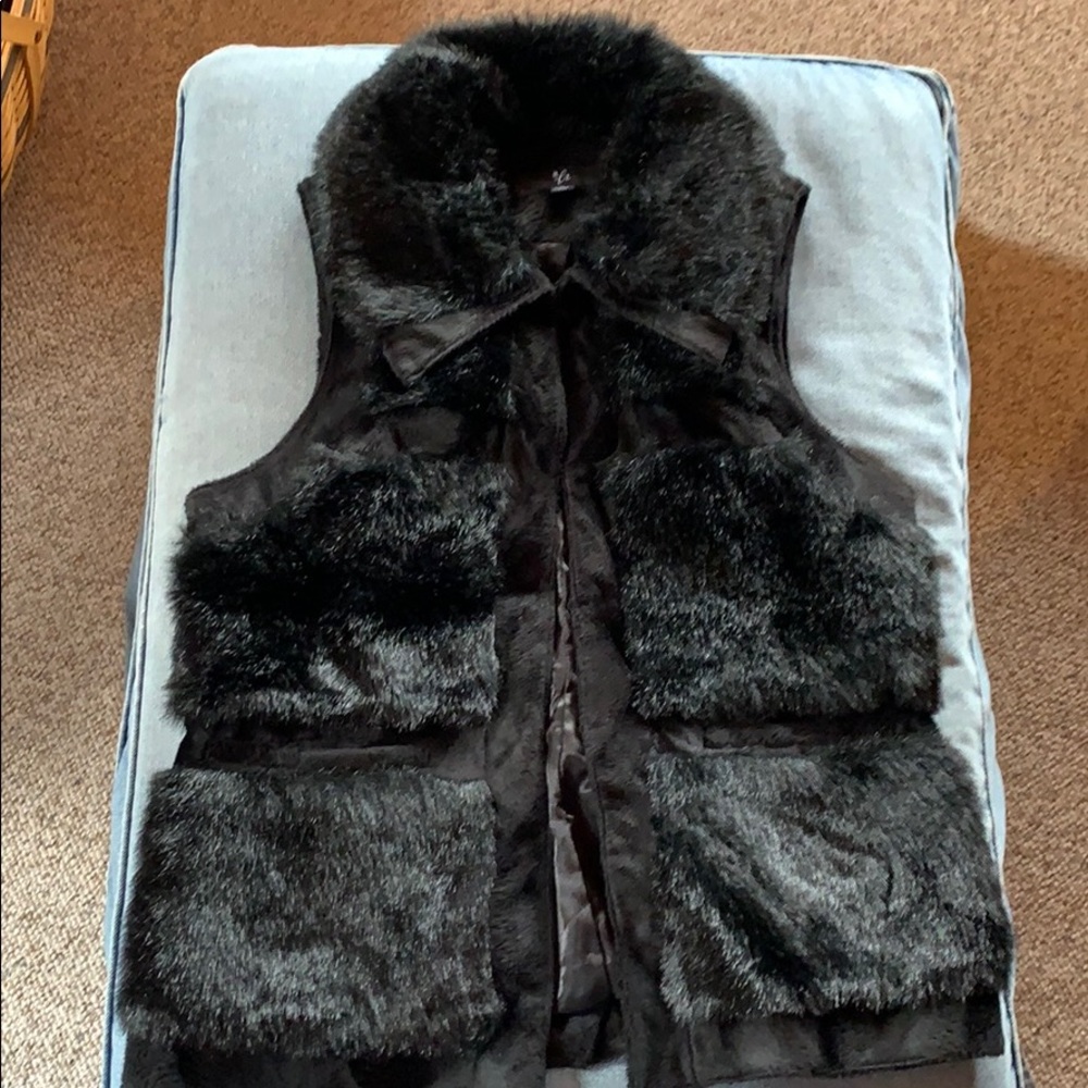 Luxe Rachel Zoe Faux Fur Vest
